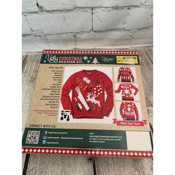 UGLY KITS Ugly Christmas Sweater Kit / Men's Large - Picture 4 of 6